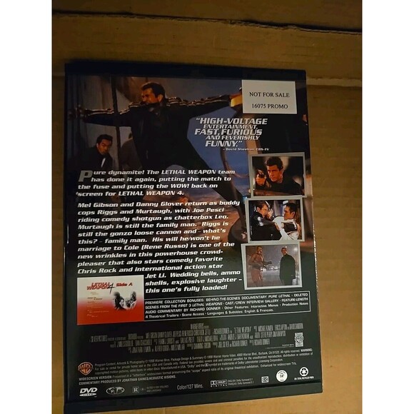 Lethal Weapon 4 DVD  1998 - Picture 2 of 4
